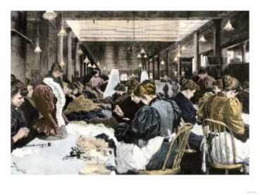 women-garment-workers-in-the-dressmaking-department-of-a-factory-about-1890